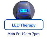 LED facial therapy